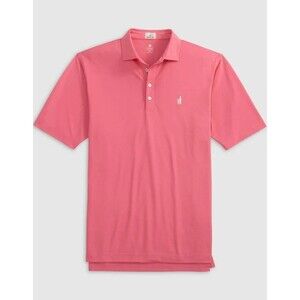 NWOT  johnnie-O Performance Mesh Polo - Lobster Pink/Red XL
